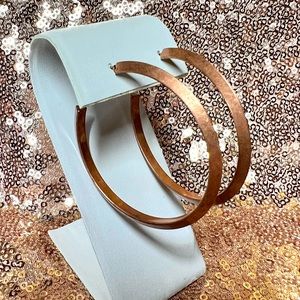 Bronze Hoop Earrings